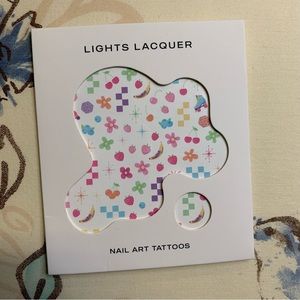 💜 Lights Lacquer Nail Art Stickers Drive-in Date Tattoos collection NWT